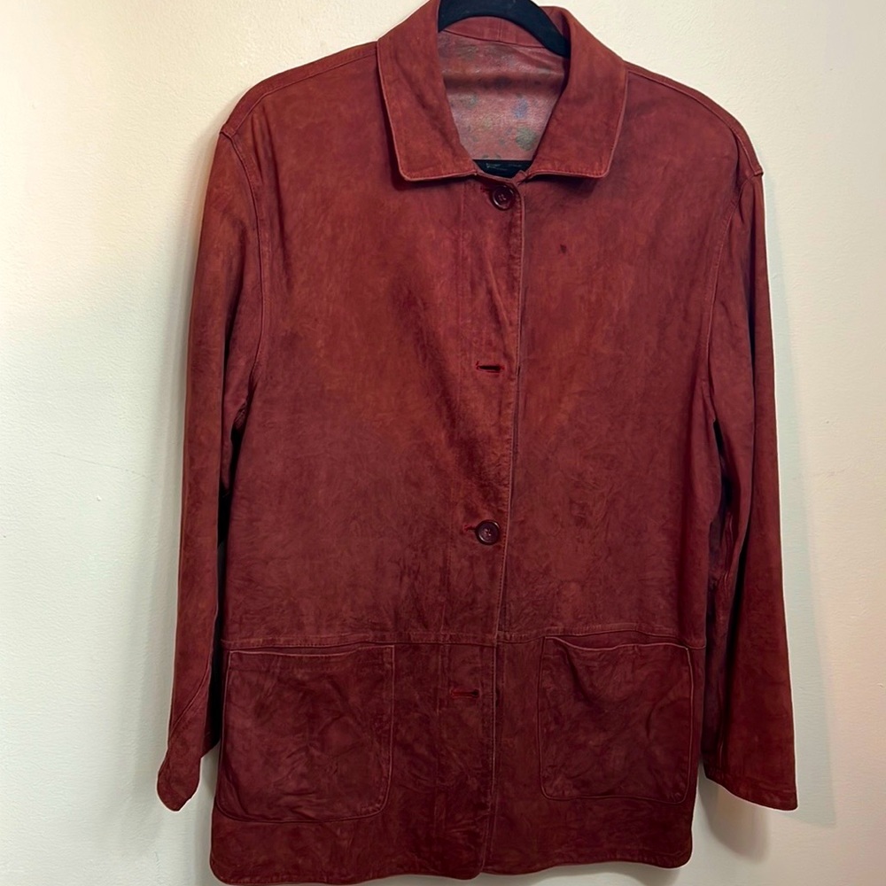 Peruzzi Italian Suede Leather Jacket